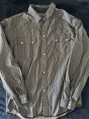 Roper Arrow Patterned Kids Button-Down Shirt